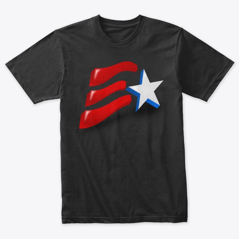 independence day beautiful star logo