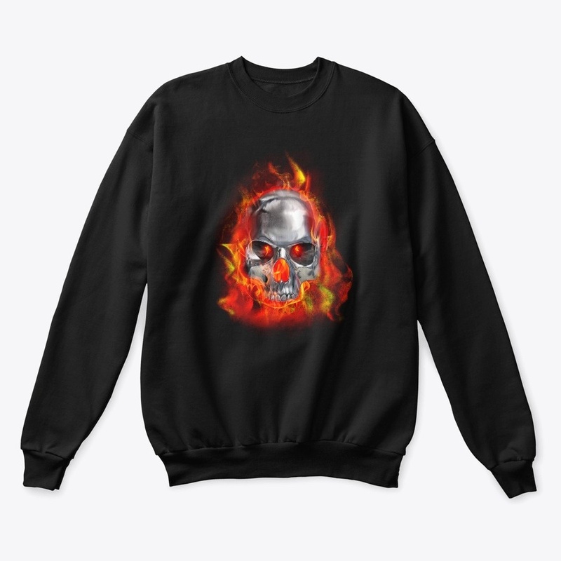 Flaming Skull