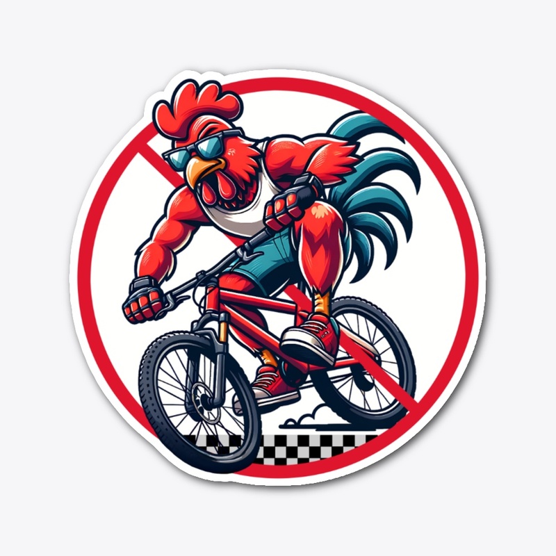 MOUNTAIN BIKING-BEWARE OF THE TRAIL COCK