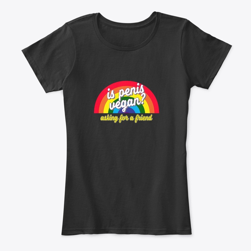 Funny Vegan Gay T Shirt Design