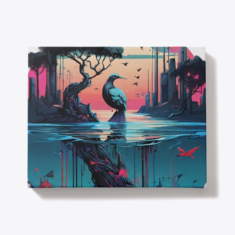 Bird Standing on the Sea's Edge 🕊️🌊"