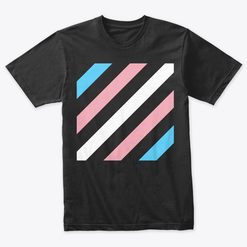 Trans Flag (Diagonal Stripes)
