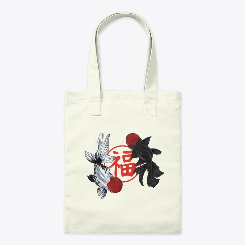 TOTE YIN YANG GOLDFISH