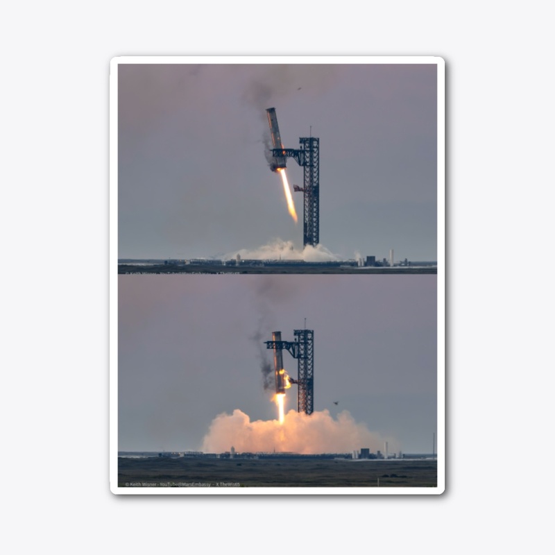 Starship Booster first Catch 