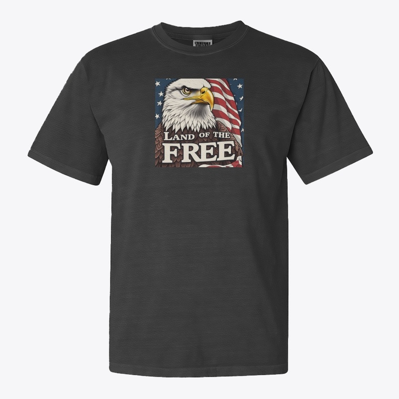 Land of the free for t shirt design