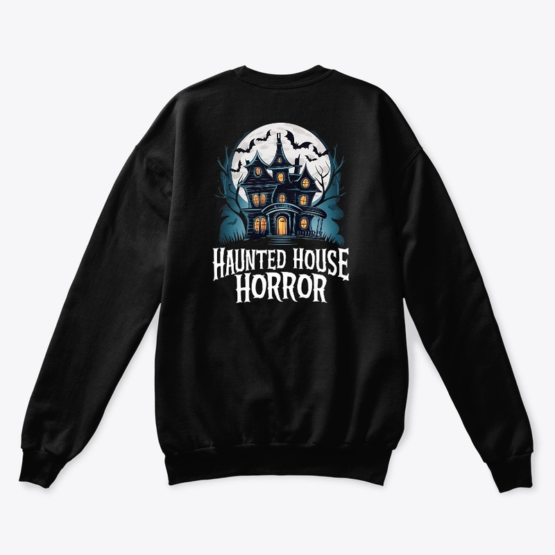 "Haunted house horror" T-shirt design