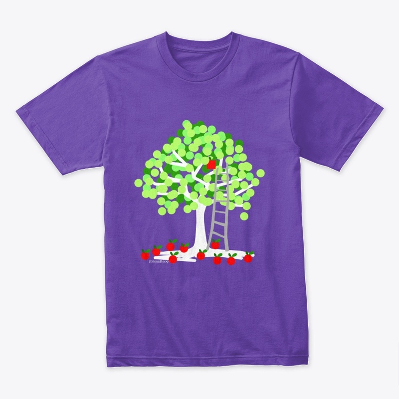 apple tree by night