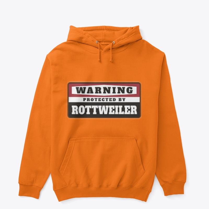 Warning Protected by Rottweiler