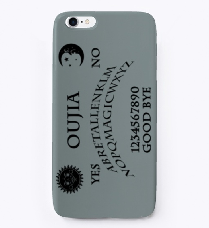 Oujia iPhone case Black text