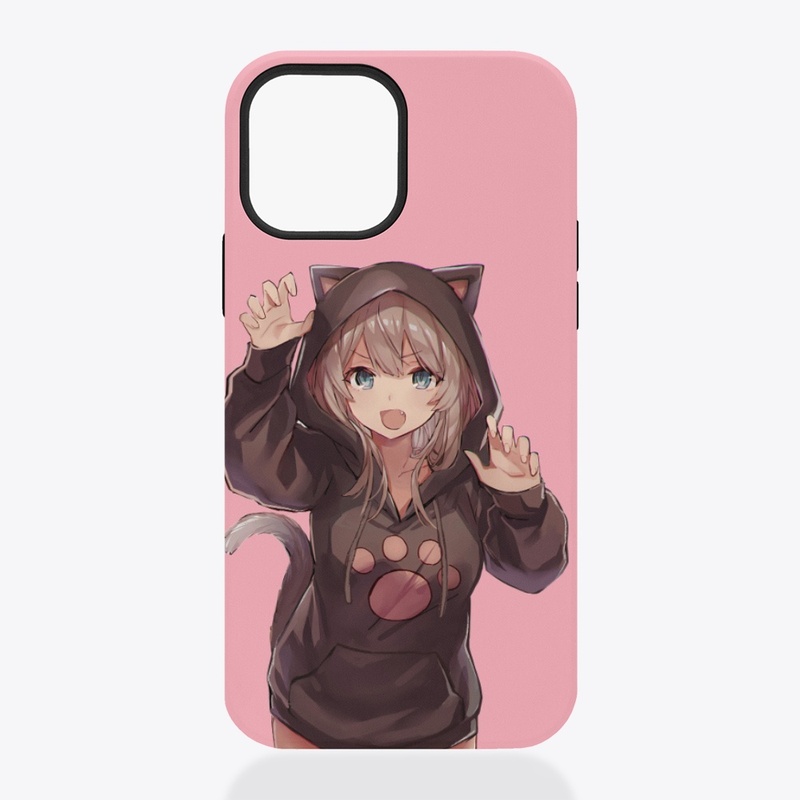 Iphone Case《Kawaii Anime Cat Girl》