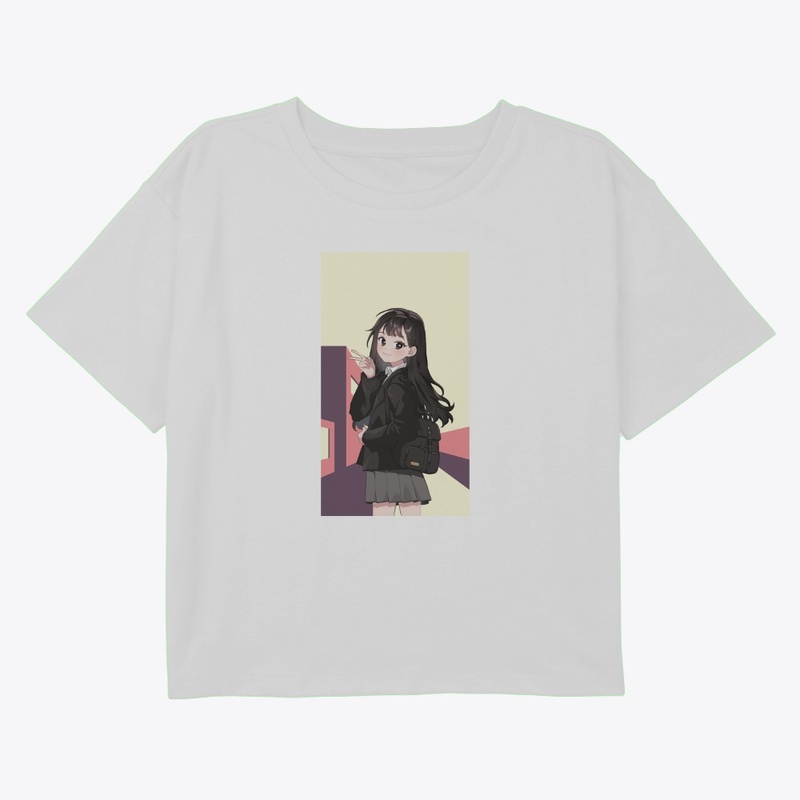 "College Girl Tee - Stylish & Chic"