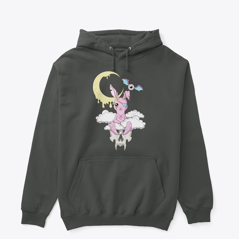 Pastel Goth Bunny #two - Classic Hoodie