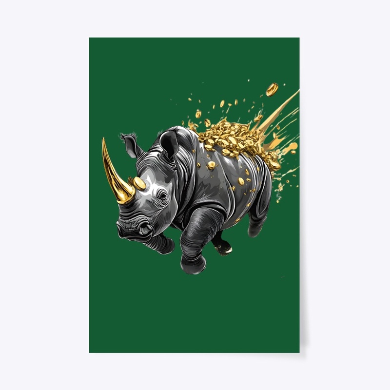 Golden Rhino Power – Wealth and money