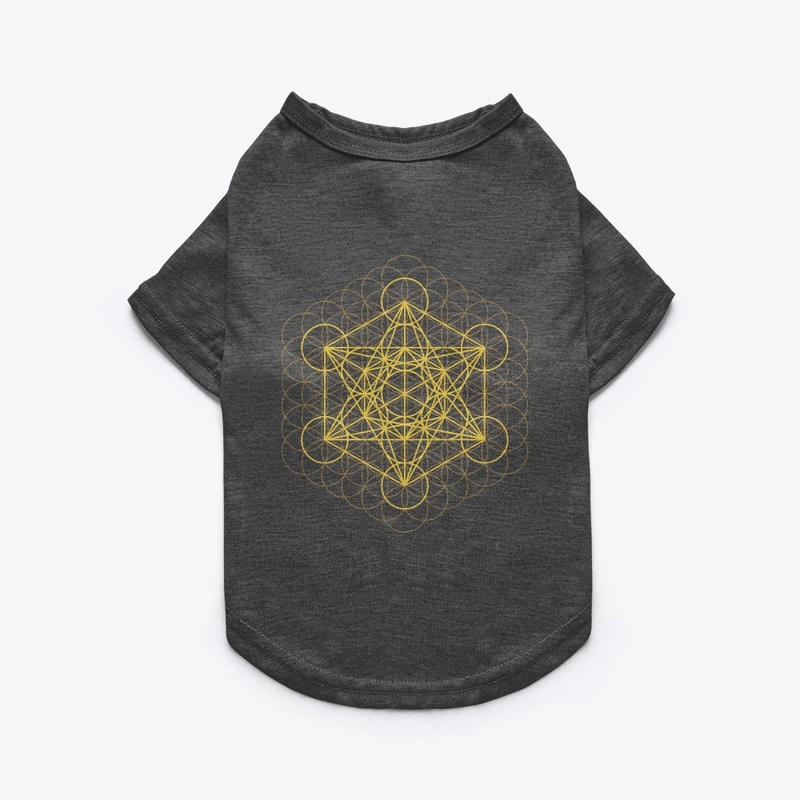 sacred geometry flower of life t-shirts