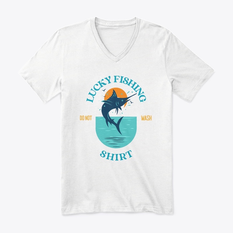 Vintage Lucky Fishing Shirt Funny 