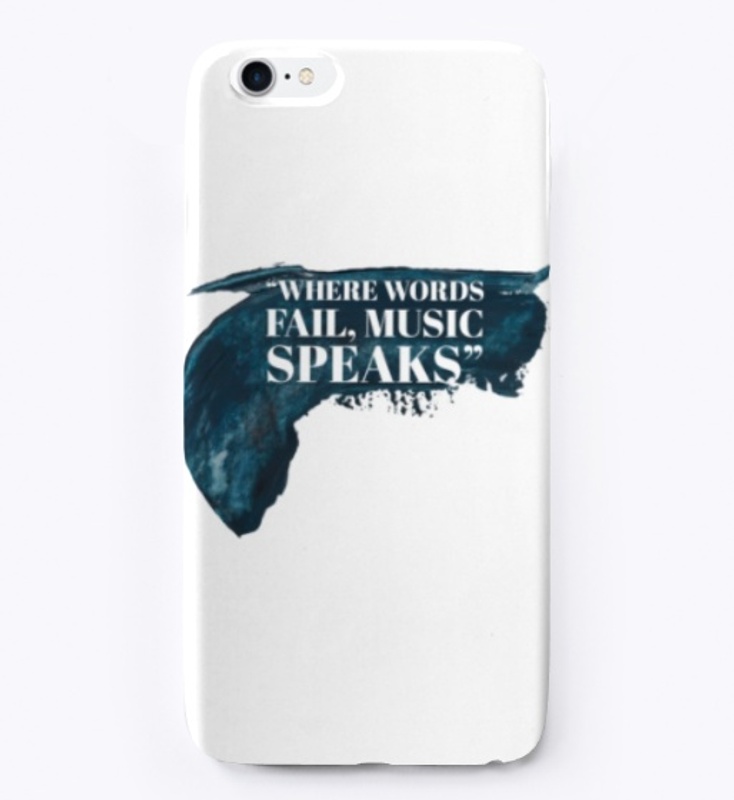Music Speaks iPhone Case