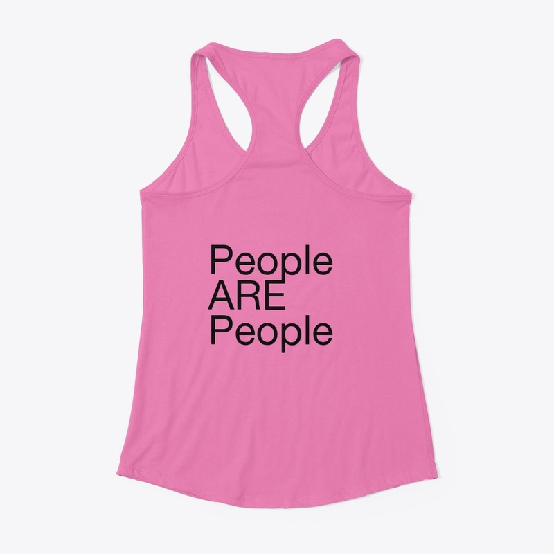 "People ARE People " womens tank top