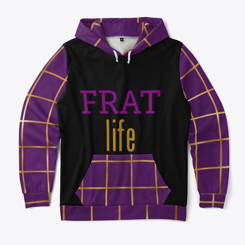 Black, Purple and Gold Frat life 