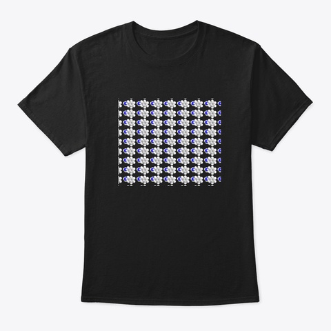 Adderall Molecule Chemistry Dipdf Black T-Shirt Front