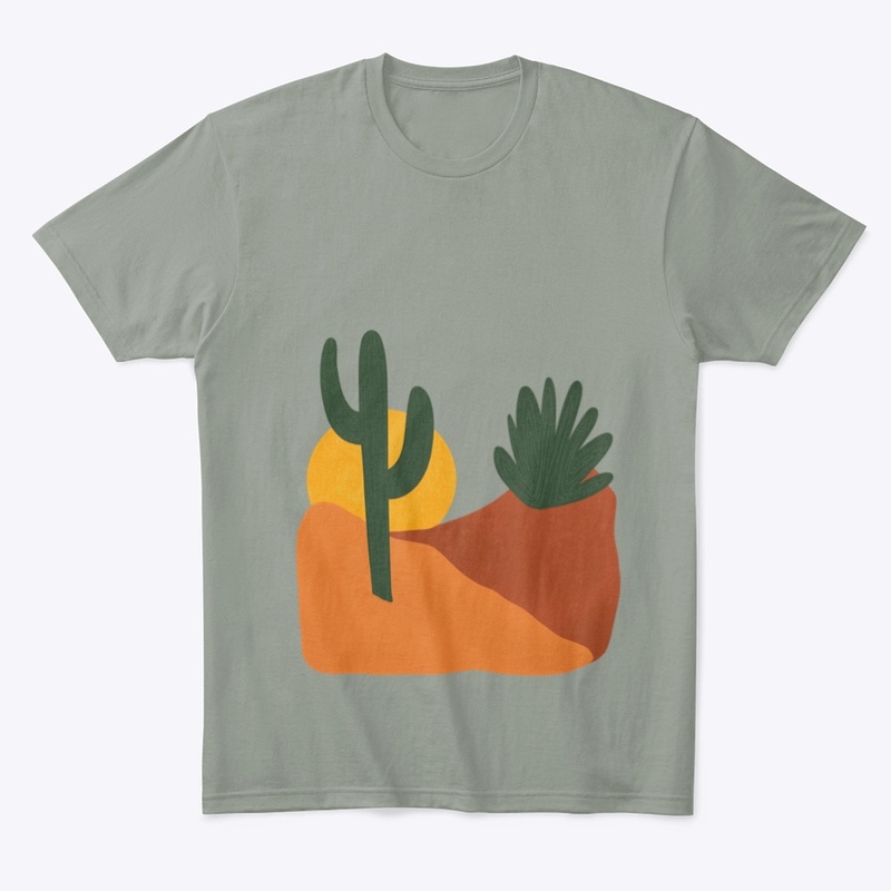 Minimalist Desert Sunset