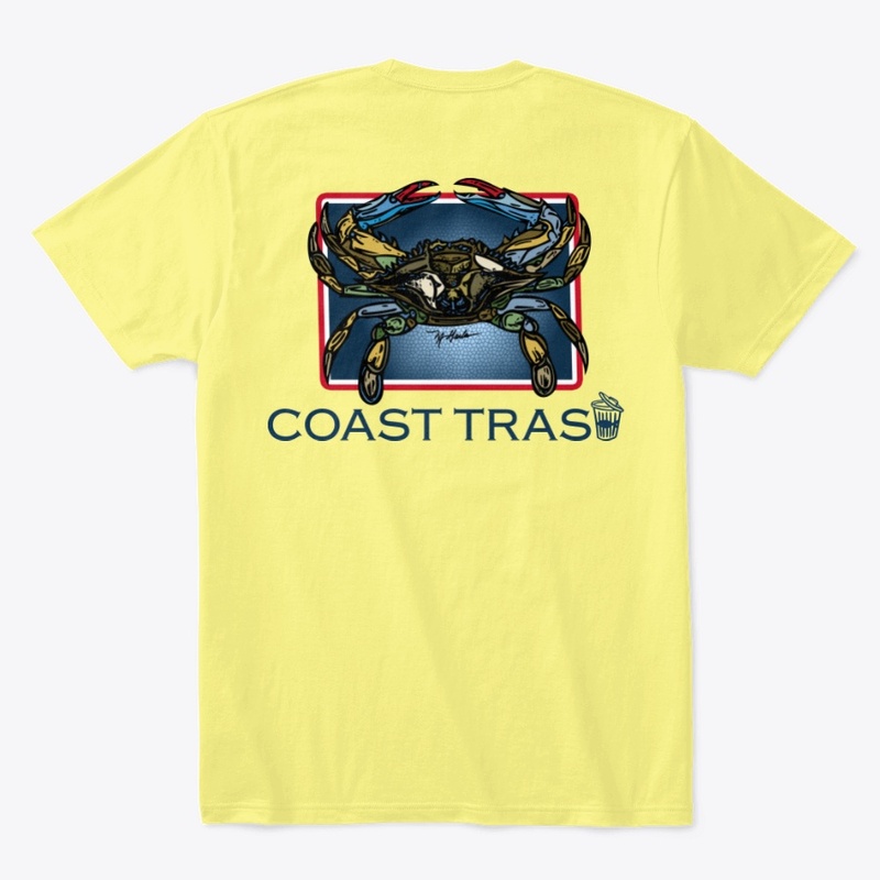 Coast Trash Blue Crab