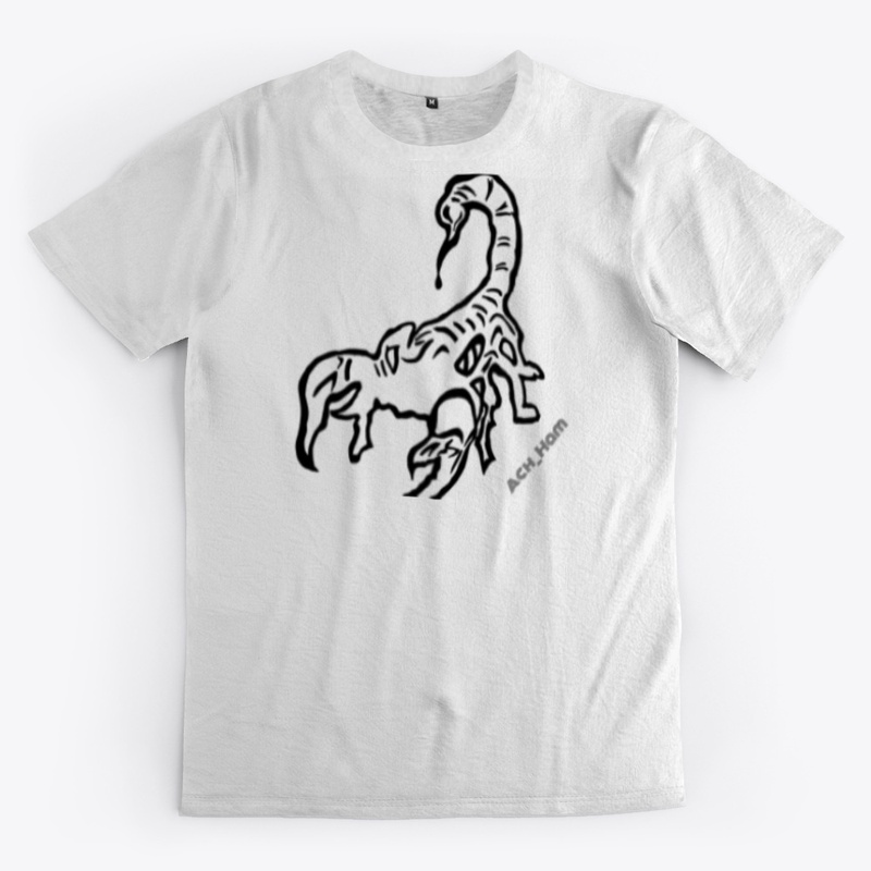 T shirt Scorpion design