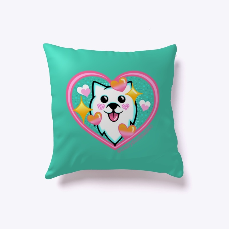 Kawaii Samoyed - Pillow