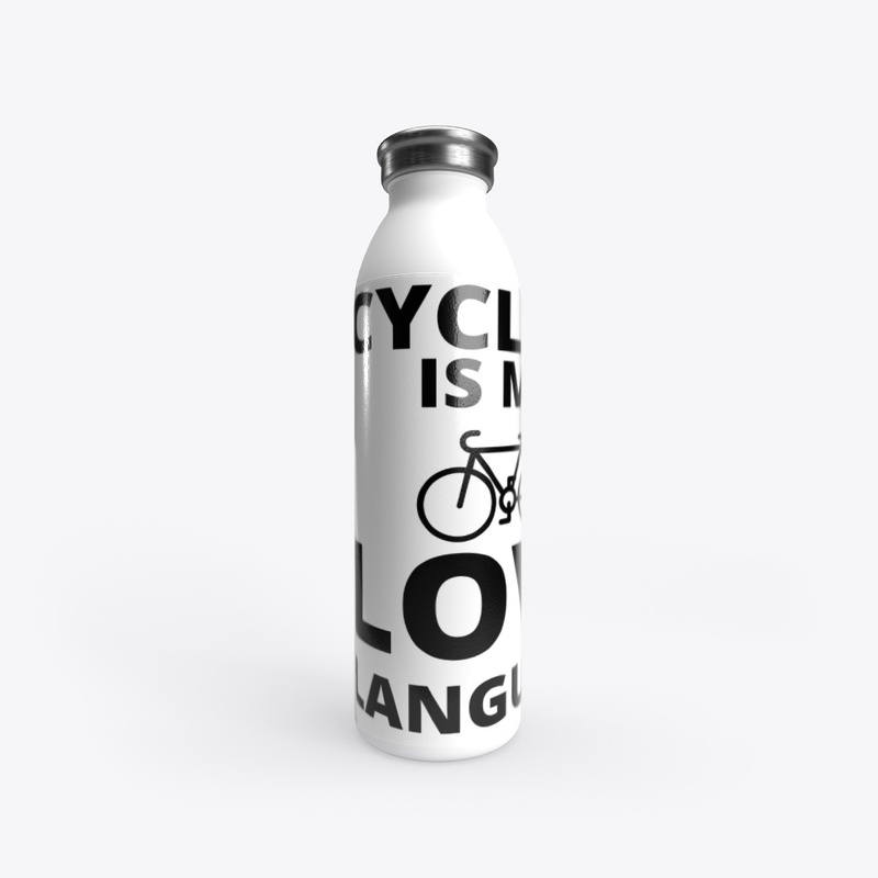 Cycling is my love language funny bicycl