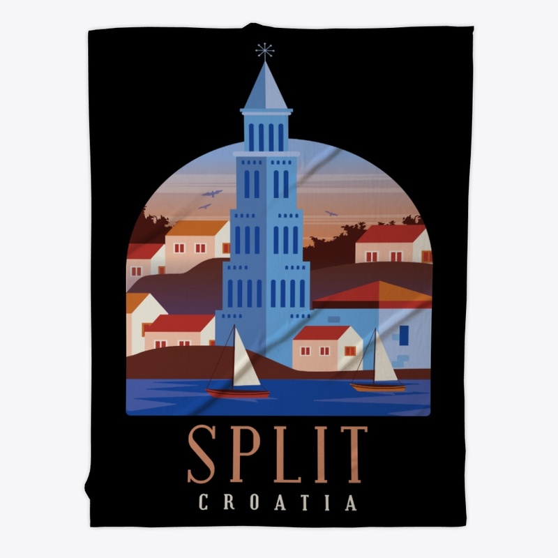 Croatia Skyline Split Cool Souvenir Gift