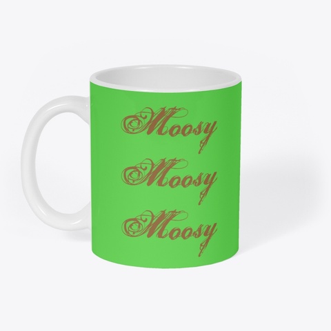 Moosy Bright Green T-Shirt Front