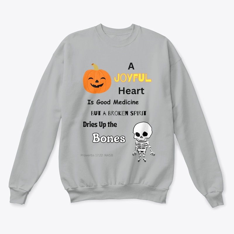 A Joyful Heart - for light color shirts