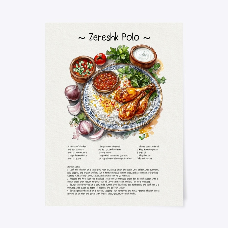 Zeresk Polo Watercolor Illustration