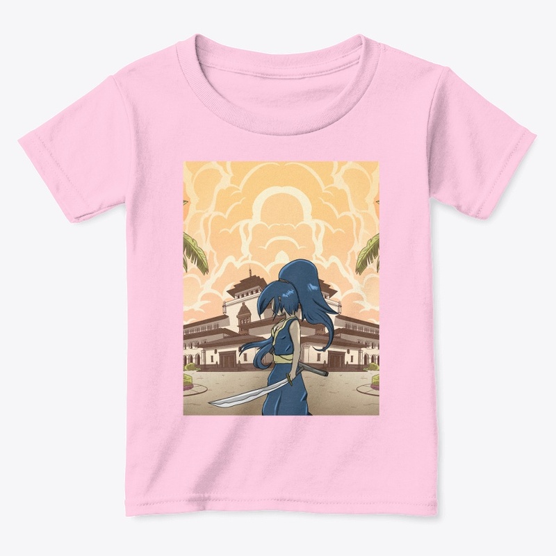 Anime Warrior Tee - Bold Village Graphic