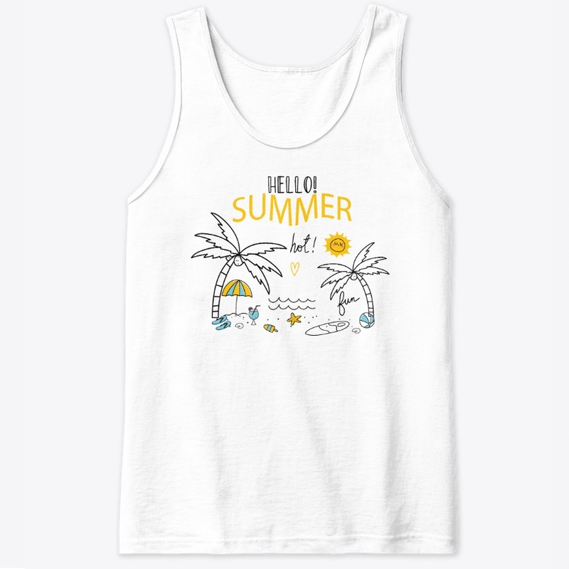 Hello Summer! T-Shirt, Summer Shirt.