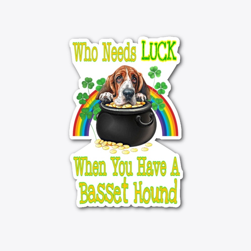 Basset Hound St. Patrick's Day
