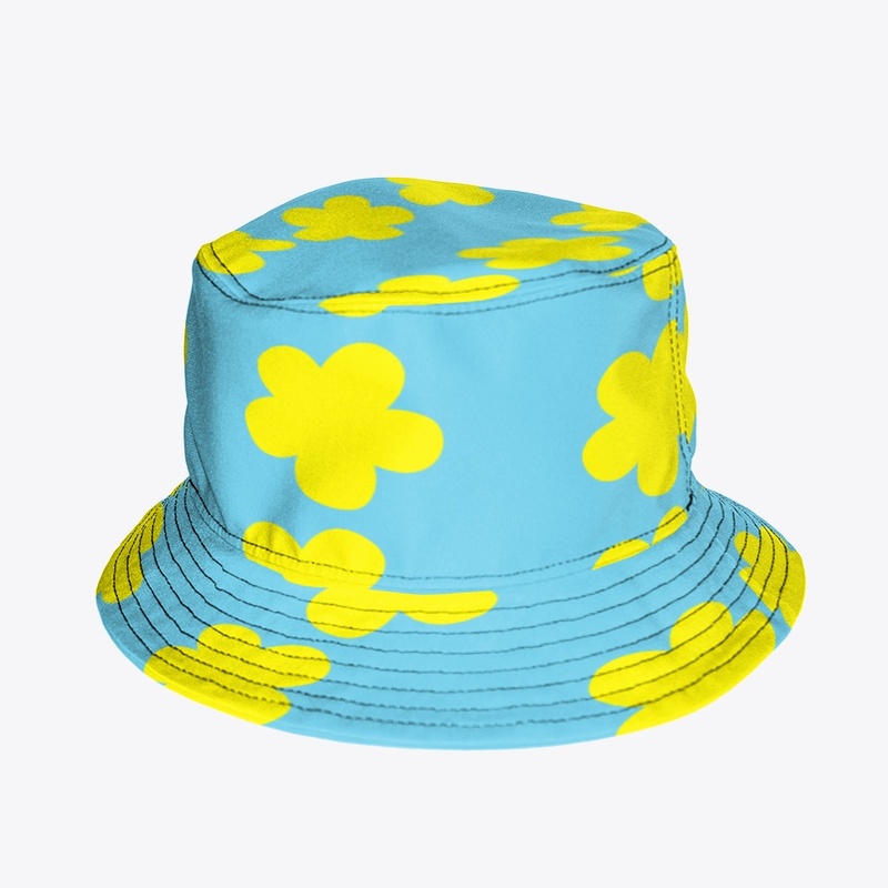 beautiful yellow flower art -  pattern
