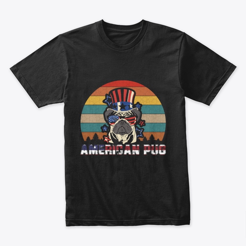 American Pug with a fancy hat