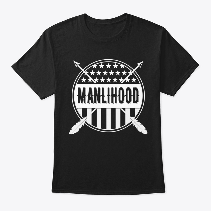 Stars and Stripes Manlihood White Logo