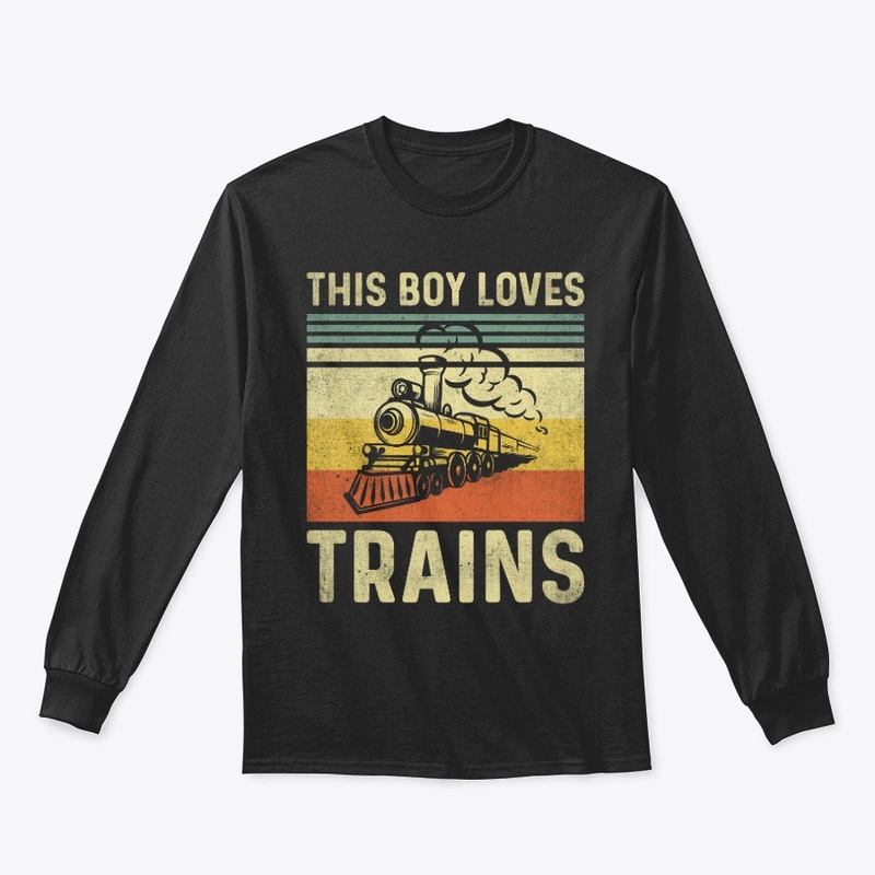 This Boy Loves Trains - Steam Locomotive