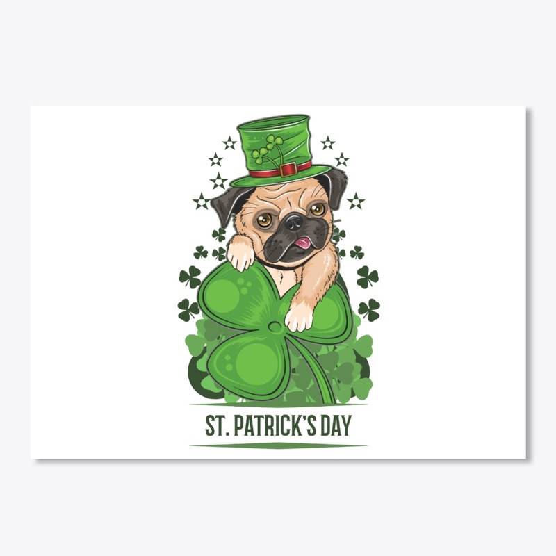 Pug St. Patrick's Day