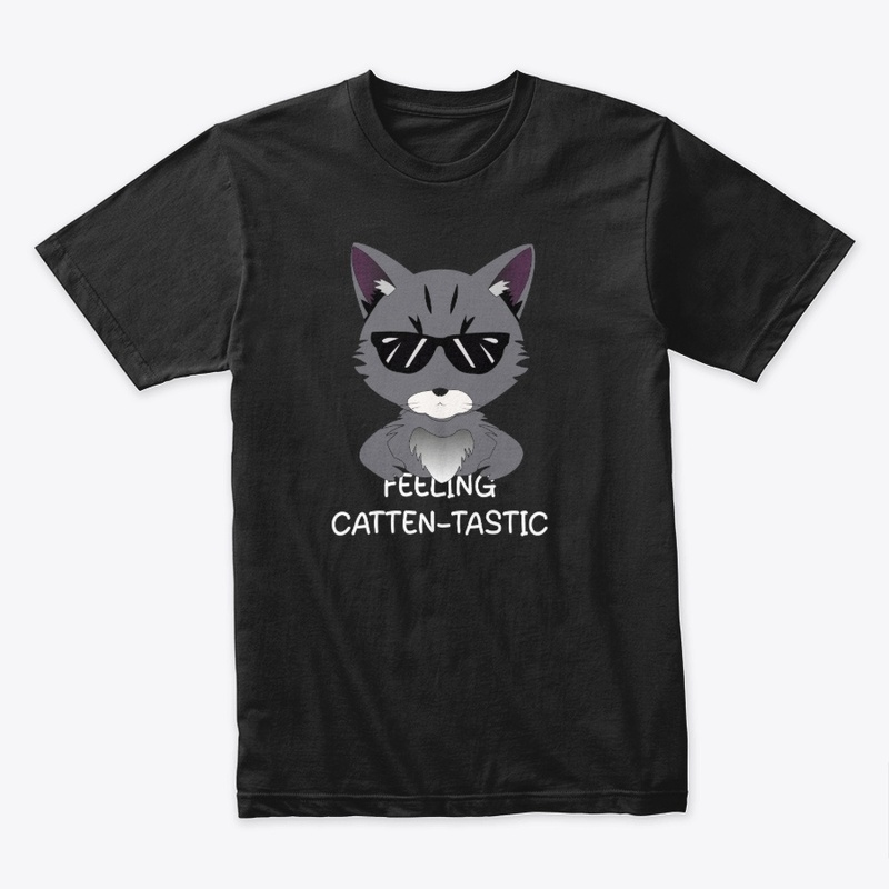 Feeling Catten-tastic cat graphic
