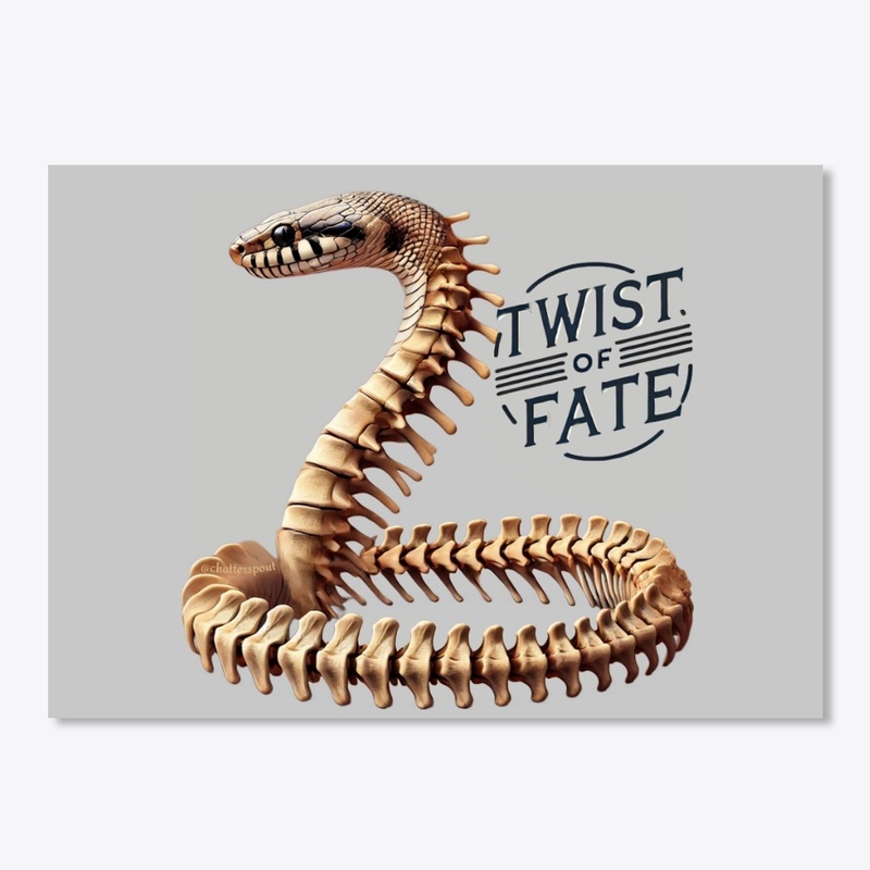 Twist of Fate Snake and Human Spine