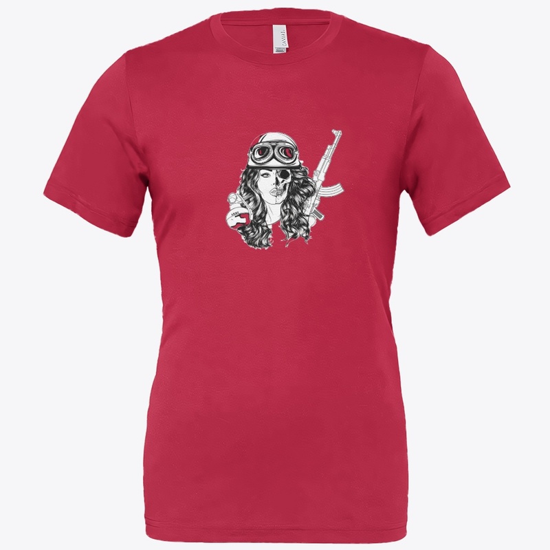 Soldier Girl - Bella Canvas 3001 | Classic Unisex Jersey T-Shirt