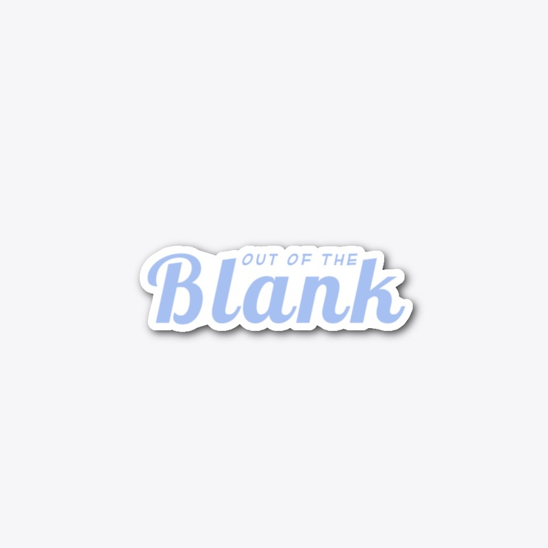 Out Of The Blank print