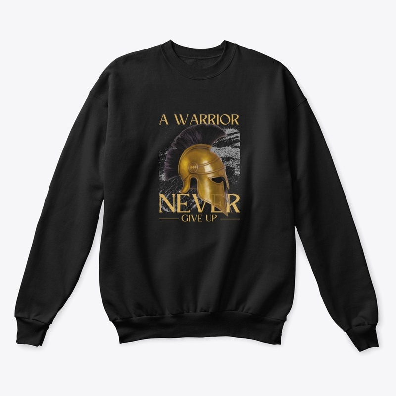 Never Give Up T- Shirt Design 