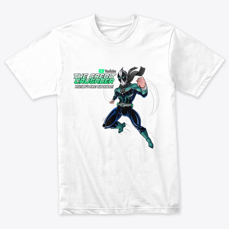 SuperHero Tshirt Credit Crusader
