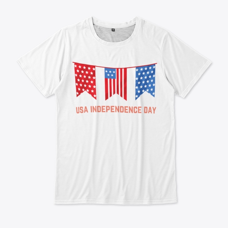 "usa independence day" White t-shirt