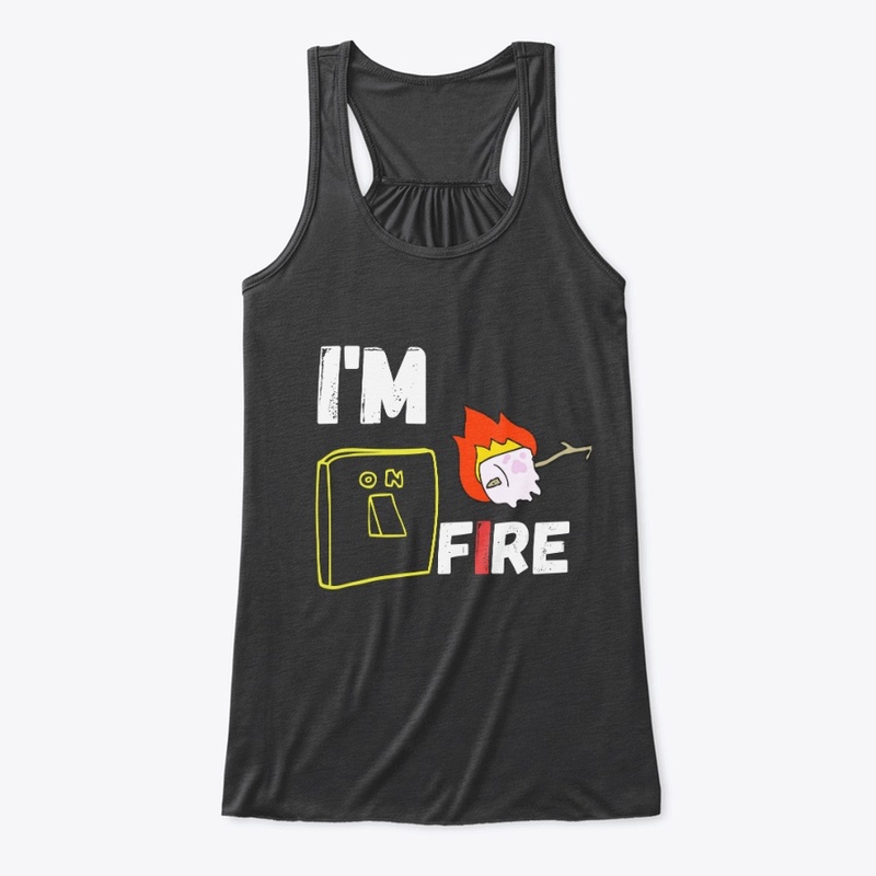 I'm on Fire - Marshmallow Tee