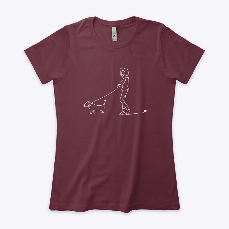 Unplug Dog White Line