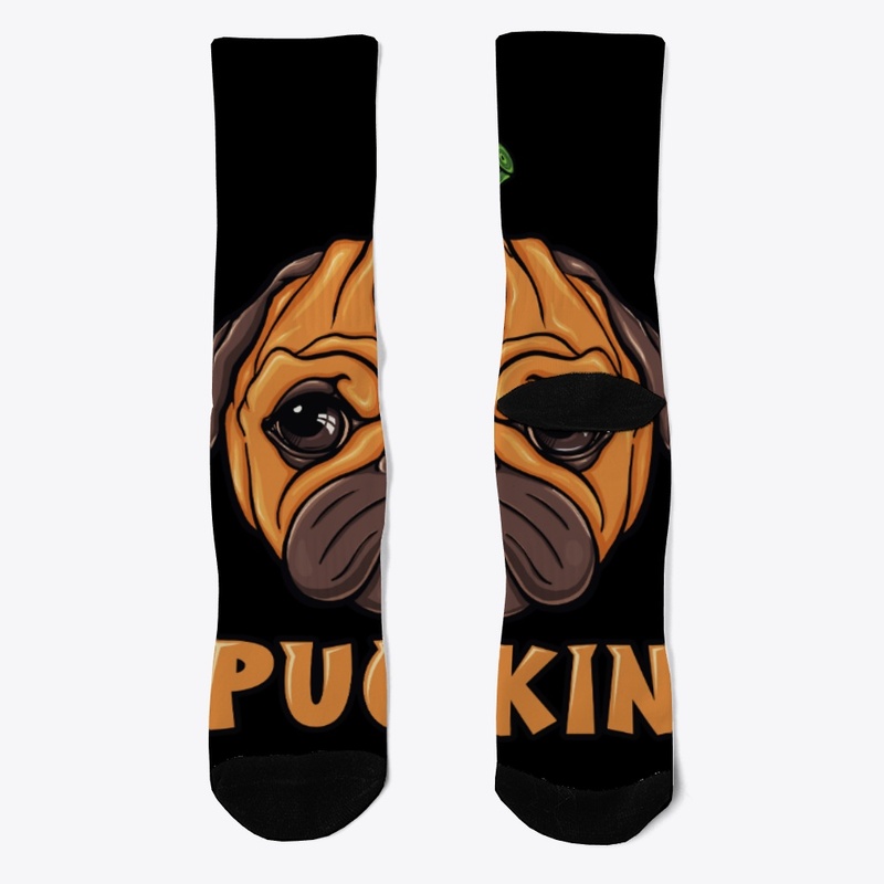 Pugkin - Halloween Pug Pumpkin Slim Fit 